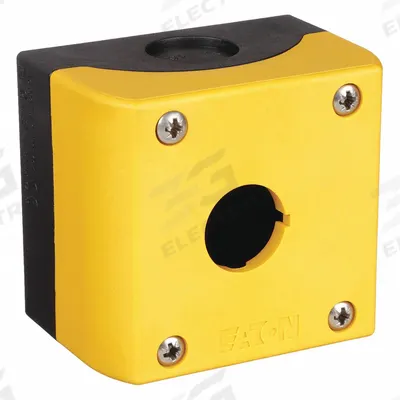 EATON Push Button Enclosure: 22mm, 1 Holes, Non-Metallic - Enclosures for 22mm Operators