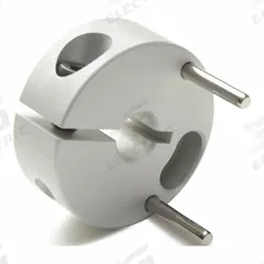 RULAND MANUFACTURING Controlflex Coupling Hub: 1° Angular Misalignment, 0.3 mm Axial Motion, Metric (MPN MCPRD19-4-A). Key specifications — attr921485: Aluminum; attr921476: MCPRD19; attr921469: RULAND MANUFACTURING.