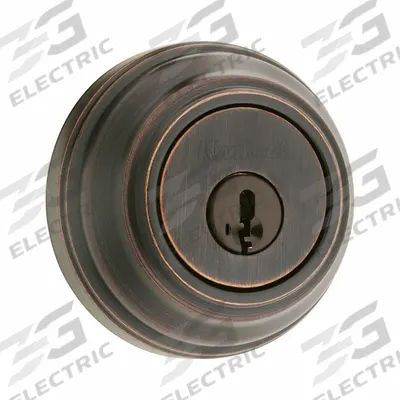KWIKSET Single Cylinder Deadbolt: Cylindrical, 1 3/4 in Door Thick - Max - Standard Cylindrical Deadbolts