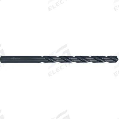 CHICAGO-LATROBE Extra Long Drill Bit: 39/64", 12" Overall Lg, 118° Notched Point - High-Speed Steel Extended-Length Drill Bits