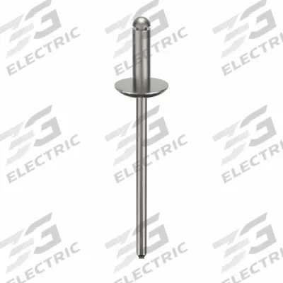 APPROVED VENDOR Blind Rivet,1 5/7 in L,1/8 in dia,PK500: Inch, 1 23/32 in Overall Lg, 13/32 in Body Lg - Large Flange Blind Rivets