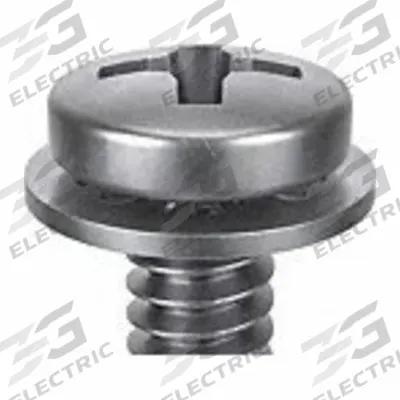 SEMS Screw: Internal Tooth, #4-40 Thread Size, 1 in Lg, Stainless Steel, Passivated - Machine Screws with Internal Tooth Lock Washers