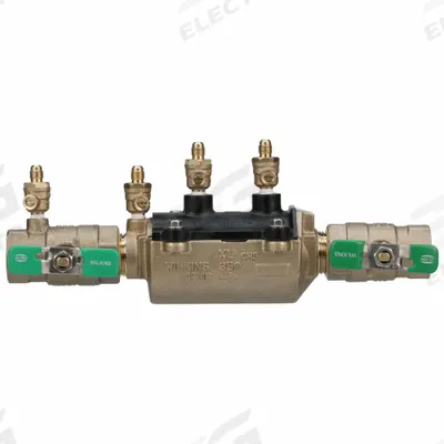 ZURN WILKINS Backflow Preventer: 350XL, 1 in Pipe Size, FNPT x FNPT, 12.25 in Overall Lg - Zurn Double Check Backflow Preventers