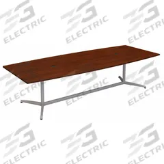 BUSH BUSINESS FURNITURE Conference Table: Boat, Laminate/Wood, Cherry, 95 in Overall Lg, Cherry (MPN 99TBM96HCSVK). Key specifications — attr987891: Traditional Leg; attr987894: Wood; attr987867: Laminate; attr987857: BUSH BUSINESS FURNITURE; attr987872: Laminate.