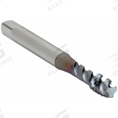 OSG Spiral Flute Tap: #8-32 UNC, H2 / 2B-3B, 3 Flute - Spiral-Flute Taps for Steel & Stainless Steel