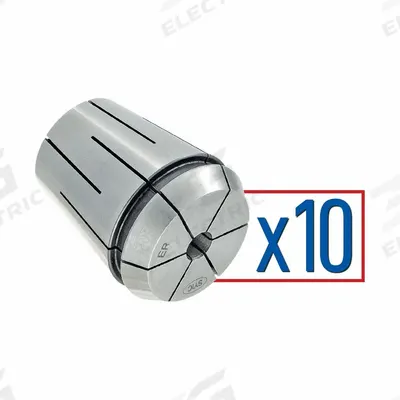 TECHNIKS Collet Set: Sealed, ER50, 1/4 in to 1 3/8 in Collet Size Range - Sealed ER Collet Sets