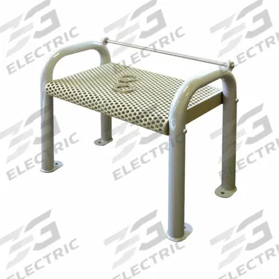 WAUSAU TILE Detention Bench: Beige/Gray Seat Color, Steel Seat Material, Floor Mount - Benches