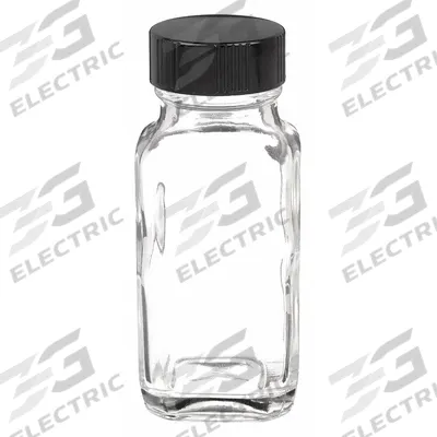 QORPAK Mixing/Storage/Sampling Bottle: 60 mL, 28-400, Phenolic, PolyCone, Colorless - Rectangular Glass Lab Bottles