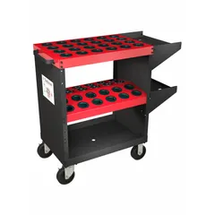 HUOT Tool Holder Cart: For HSK63A Taper, 48 Compartments (MPN 13970). Key specifications — attr1032789: HUOT; attr1033924: 13970; attr1070348: 48.