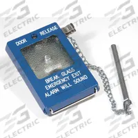 STORM INTERFACE Exit Push Button: 5 1/4 in Ht, 1 13/16 in Dp, 10 3/4 in Wd, Blue, Blue – Zinc, Blue (MPN AXS EMERGENCY OVERIDE SWITCH). Key specifications — Color: Blue; Product Type: Exit Push Button; Operation Type: Push Button; ADA Compliant: No; Brand: STORM INTERFACE.