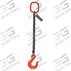 LIFT-ALL Single Leg Chain Sling: 5/8 in Chain Trade Size, 100 Chain Grade, Sling Hook, Alloy Steel (MPN 58SOSW10X16). Key specifications — Hook Type Included: Sling Hook; Brand: LIFT-ALL.