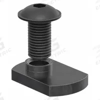 Bolt Assembly: 5/16" -18 Size, 11/16 in Thread Lg, Flanged Button Head Socket Cap, 15 Series, 15 PK (MPN 3320-15). Key specifications — Fastener Type: T-Nut; Fastener Head Type: Flanged Button Head Socket Cap; Material: Steel; Finish: Black Zinc-Plated; T-Slot Fastener Type: Bolt Assembly; Threaded Hole Location: Single Offset; Compatible Series: 80/20 15 Series; System of Measurement: Inch.