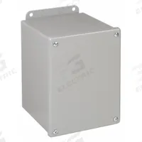 HOFFMAN Enclosure: Steel, 10 in x 10 in x 6 in, NEMA 12/13, Solid Cover, Screw On (MPN A10106SC). Key specifications — Brand: HOFFMAN; Closure Method: Screws; Knockouts: Not Included.