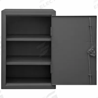 DURHAM MFG Storage Cabinet: 24 in x 20 in x 36 in, Swing Handle & Padlock Hasp - Industrial Shelf Cabinets