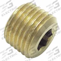 LEGRIS Plug: Cored Plug, C36000 Brass, 3/8 in, NPT Threaded, 3,626 psi, 7/16 in Lg (MPN 0205 18 00). Key specifications — Maximum Operating Pressure: 3,626 psi.