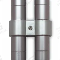 METRO Post Clamp: 2 3/4 in x 1 1/4 in x 1 in, Super Erecta Shelving, Steel, Zinc-Plated, Silver (MPN 9994Z). Key specifications — Manufacturer Part Number: 9994Z; Material: Steel; Compatible Product Type: Super Erecta Shelving; Finish: Zinc-Plated; Brand: METRO; Color: Silver.