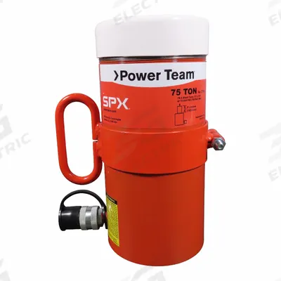 POWER TEAM Hydraulic Cylinder: Single Acting, 75 ton Nominal Capacity, 6 in Nominal Stroke Lg - General Purpose Rams