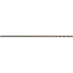 CLEVELAND Aircraft Extension Drill: #40, 12" Overall Lg, 135° Split Point, Straw/Bronze Cobalt (MPN C08167). Key specifications — attr1234097: 0.0980; attr1234190: NAS 907 Type J.