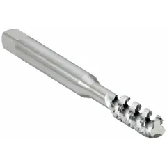 CLEVELAND Spiral Flute Tap: #8-32 UNC, H3 / 2B, 3 Flute, Bottoming Chamfer, High Speed Steel (MPN C58539)