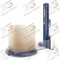 ROBOPAC Stretch Wrap Turntable: Semi-Auto Machine, 48 in Max. Load Lg, Stretch Wrap Turntable (MPN 9000300831). Key specifications — Product Type: Stretch Wrap Turntable; Number of Loads Wrapped per Hour: Up to 25; Brand: ROBOPAC; Machine Operation Type: Semi-Automatic Machine.