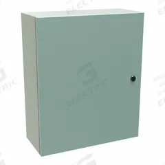 HAMMOND Electrical Enclosure: Steel, 24 in x 20 in x 8 in, NEMA 12/3R/4, Solid Cover, Hinged (MPN EN4SD24208GY). Key specifications — Closure Method: 1/4-Turn Latch; Brand: HAMMOND; Knockouts: Not Included.