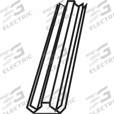 RUBBERMAID COMMERCIAL PRODUCTS Deco Leg: For 4KFP2/4KFP3/4KFP4/4KFP5/5M843/5W767 (MPN FG3975L6DWOOD) - Material Handling Parts