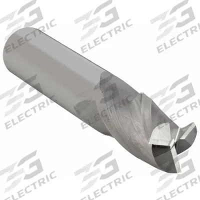 CLEVELAND Square End Mill: Carbide, 3 Flute, 7/8" Mill Dia, 1-1/2" LOC, 4" OAL (MPN C61697) - Carbide Square End Mills for Aluminum