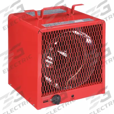 Dayton Portable Electric Jobsite & Garage Heater: 3kW/4kW Watt Output, 6-30P - Portable Standard Electric Jobsite & Garage Heaters