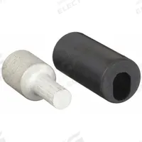BURNDY Compression Pin Terminal: 350 kcmil Pin Size, Straight Pin Orientation (MPN AYP500). Key specifications — Brand: BURNDY; For Conductor Material: Aluminum.