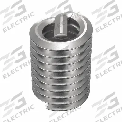 HELI-COIL Helical Insert: Tanged Tang Style, Screw-Locking, #8-32 Thread Size, Plain - Screw-Locking Tanged Helical Inserts