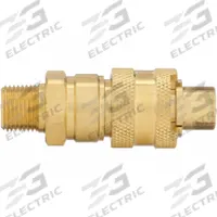 DIXON VALVE & COUPLING Quick Connect Hose Coupling: 1/2 in Body Size, 3/4 in Hose Fitting Size, MNPT (MPN N4M4-B). Key specifications — Coupling Locking Type: Sleeve; Thread Size: 3/4"-14; Brand: DIXON VALVE & COUPLING.