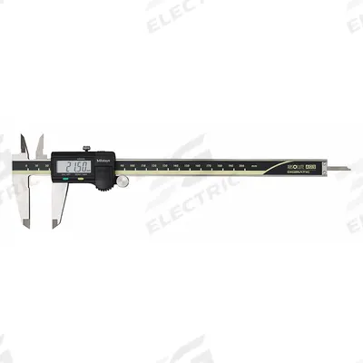 MITUTOYO 4-Way Digital Caliper: 0 in to 0 mm to 200 mm, IP67, +/- 0.03 mm Accuracy - Digital Calipers with SPC Output for Harsh Environments