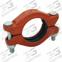 GRUVLOK Clamp Coupling: 6 in x 6 in, EPDM Seal, 1,000 psi, Ductile Iron, Grooved x Grooved x Grooved (MPN 0390113408). Key specifications — Maximum Operating Pressure: 1,000 psi; Brand: GRUVLOK.