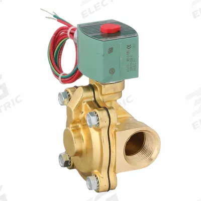 REDHAT Solenoid Valve: 2-Way, Normally Closed, 1 in Pipe Size, 24V DC, Watertight - 2-Way/2-Position, Normally Closed Solenoid Valves
