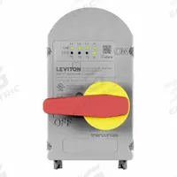 LEVITON Disconnect Switch: Non-Fusible, 30 A, Single or Three Phase, 600V AC, Non-Metallic (MPN LDS30-CTS). Key specifications — attr867146: 13; attr867131: LEVITON.