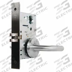 FALCON LOCK Door Lockset: Passage Lever Locksets, Chrome, ADA Compliant (MPN MA101 SG 626). Key specifications — Ligature Resistance: Not Ligature-Resistant; Brand: FALCON LOCK; Lockset Function ANSI Code: F01; Visual Indicator Message: No Message; Lockset Style: Sutro Gala; ADA Compliant: Yes; Finish: Satin Chromium-Plated.