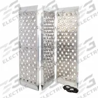 BLACK WIDOW Vehicle Loading & Repair Ramps: 1.5 ton Load Capacity, Tri-Folding, Aluminum (MPN TF-6060-EZ-ATV). Key specifications — For Vehicle Type: ATVs; Ramp Material: Aluminum; Adjustability: Tri-Folding; Brand: BLACK WIDOW.