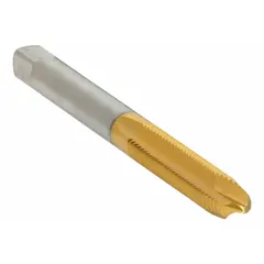 WIDIA GTD Spiral Point Tap: #5-40 UNC, H2, 2 Flute, Plug Chamfer, TiN Coated High Speed Steel (MPN 19021)