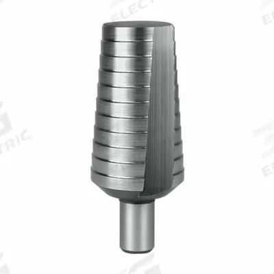 RUKO TOOLS Step Drill Bit: 20 mm to 30 mm, HSS - Flat-Bottom High-Speed Steel Step Drill Bits