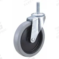 APPROVED VENDOR Stem Caster: Swivel, 5 in Wheel Dia., 1 in Wheel Wd, Polyurethane, 1 1/2 in Stem Lg (MPN 32J804). Key specifications — Brand: APPROVED VENDOR; Thread Size: 1/2"-13; Roll Up: Swivel.