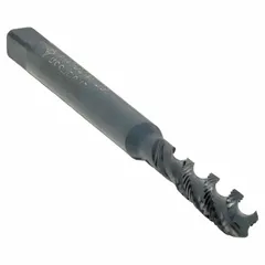 CLEVELAND Spiral Flute Tap: #10-32 UNF, 2B, 3 Flute, Semi-Bottoming Chamfer, Black Oxide Cobalt (MPN C98111)