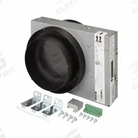 7.75"L-H 10.7"W Squ Motrzd Vent Damper: For 6 in Dia, 7 3/4 in L, 7 3/4 in H, 10 5/8 in W, Single (MPN FIN-6MD). Key specifications — Nameplate Voltage: 24V AC; Blade Seal Material: Foam; Blade Type: Flat Blade; Brand: BROAN; Switch Action: Normally Closed; Includes: Vapor Barrier Ring.