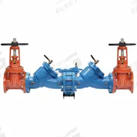 WATTS Reduced Pressure Zone Assembly: LF909 Large, with Flood Detection Sensor, Cast Iron, Flange (MPN LF909-DOSY-FS). Key specifications — Shut-Off Valve Type: OSY Gate Valve; Connection Type: Flange.