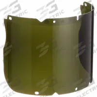 MSA Face Shield Visor: 17 1/4 in Overall Wd, 8 in Overall Ht, 0.98 in Overall Thick, Green (MPN 10115862). Key specifications — Material: Polycarbonate; Brand: MSA; Compatible Grainger Part Number: 12V757.