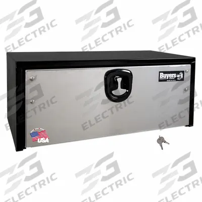 BUYERS PRODUCTS Truck Box: Underbody Truck Box, Single Drop-Down Door Door, 16 in Overall Dp - Single Drop-Down Door Boxes