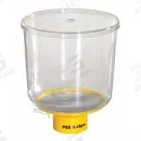 Bottle Top Filter: 0.45 um Max Particle Size, 90 mm Dia, PES, 1 L Upper Capacity, Sterile (MPN 11L837). Key specifications — Includes Stopper: No; Material: PES (Membrane); Product Type: Bottle Top Filter; Brand: LAB SAFETY SUPPLY.
