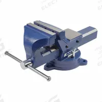 PALMGREN Industrial Duty Bench Pipe Vise: Covered, 5 in Jaw Face Wd, 5 1/2 in Max Jaw Opening, Steel (MPN 9629775). Key specifications — attr663938: PALMGREN; attr669110: Steel.
