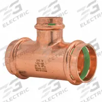 QUICKFITTING SUREPRESS Crimp Tee Fitting: 1 1/2 in CTS x 1 1/2 in CTS x 1 in CTS size, Copper (MPN SPWT553R). Key specifications — Brand: QUICKFITTING SUREPRESS; Broad - Material for Bullet: Copper Or Bronze; Brand - Broad: QUICKFITTING SUREPRESS.