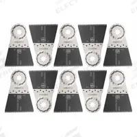 FEIN Oscillating Tool Blade: 2 1/2 in Blade Wd, 3 13/16 in Overall Lg, Precision Cutting, 10 PK (MPN 63502127290). Key specifications — attr1097473: Wood; attr1097476: FEIN; attr1097456: Precision Cutting.