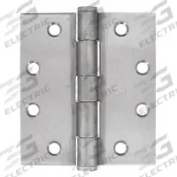 BEST Butt Hinge: Stainless Steel, Full Mortise, 1 3/4 in Leaf Wd (MPN CB191NRP 4 5X4 DOOR HINGE 32D STS). Key specifications — Removable Pin: No; Bearing Type: Concealed; Material: Stainless Steel.